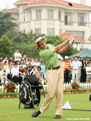 Leadbetter at Mission Hills, June 2008