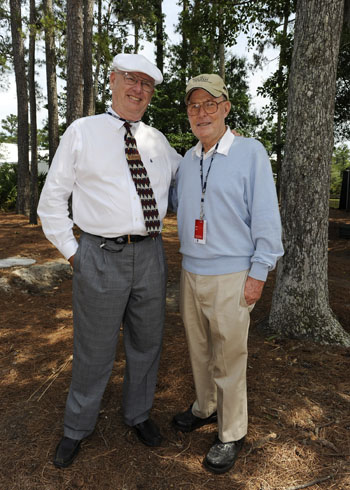 Billy Dettlaff with legendary architect Pete Dye