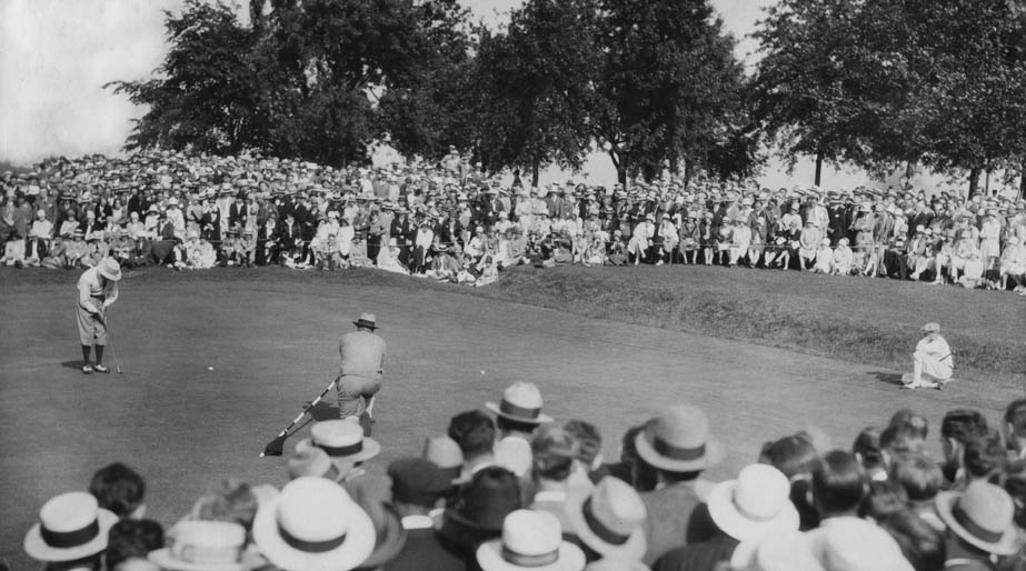 Armour’s putt on 18 to tie Cooper, US Open 1927