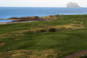 The legendary sixteenth hole at North Berwick