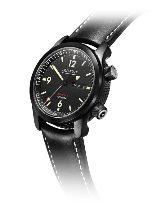 Black DLC-coated version of the Bremont U-2: HK$36,800
