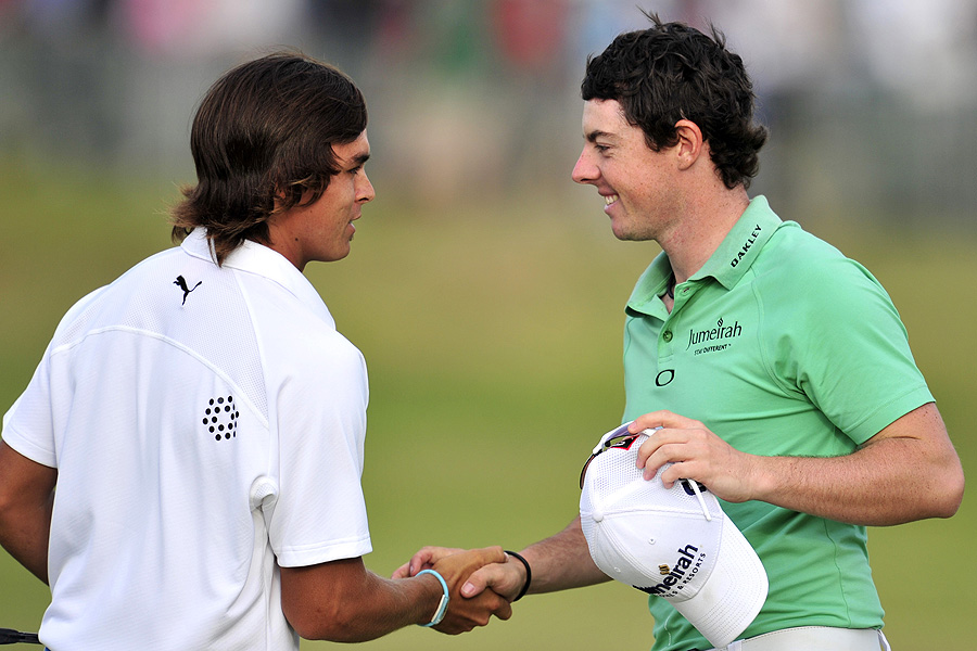 Surprisingly, it was Rickie Fowler, not Rory McIlroy, who fared better over the links at Sandwich when the weather worsened