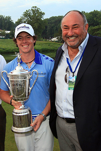 Rory McIlroy (Left) Chubby Chandler (Right)