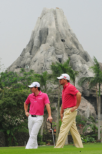Irish pair: Rory McIlroy (left) and Graeme McDowell (right)