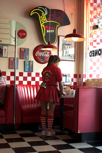 A diner on the desert highway