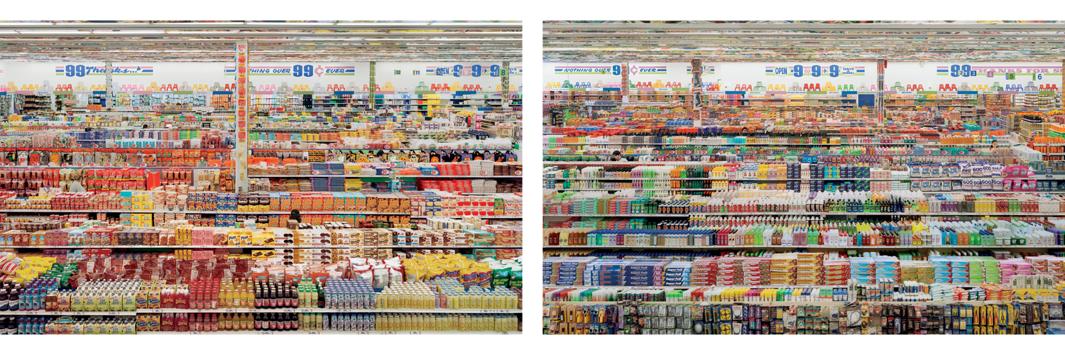 Two chromogenic color prints mounted with Plexiglas in the artist&rsquo;s frame 81 x 268 1/2 inches, overall 205.7 x 682 cm