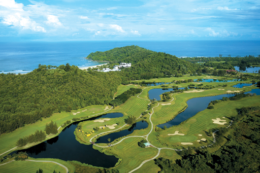 A sky-high look at Dalit Bay Golf & Country Club
