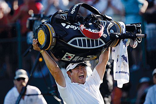 Yang showed his true character after winning the 2009 US PGA Championship