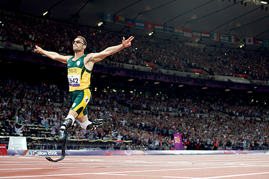 Oscar Pistorius, the "blade runner"