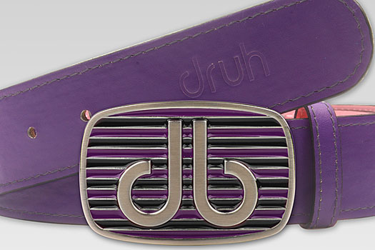Handmade leather and snakeskin belts from Druh