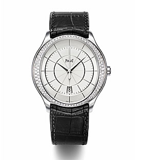 Gouverneur Automatic Calendar in white gold