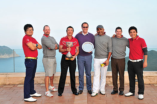 From left-to-right: Jay Won, Michael Stott, William Chung, Casper Schonfeldt (General Manager), Abhinav Gorawara, Ron Totton and Shinichi Mizuno