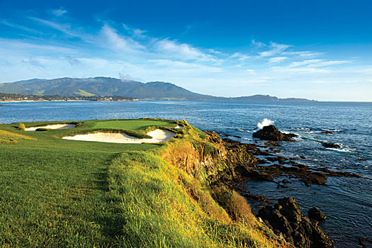 The Pebble Beach Golf Links is Brad's favourite course