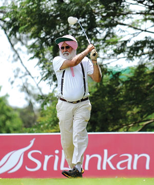 An Indian golfer at the SriLankan Airlines Classic