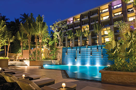 The pool at the Avista Phuket is one of a number of impressive facilities at the resort