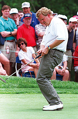 Monty during 1997 US Open
