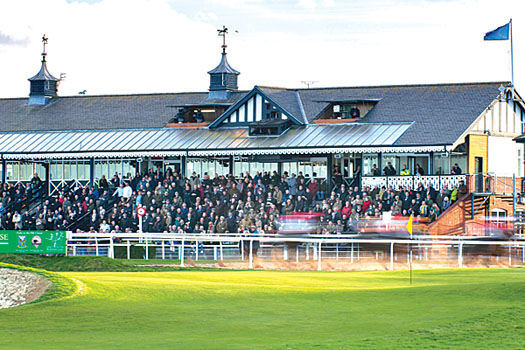 Race day at Musselburgh Links, host of six early Open Championships