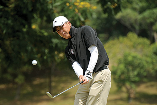 "I've been talking to the government about building public golf courses," Zhang Lian-wei said