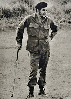 Guevara served as a caddie in Argentina