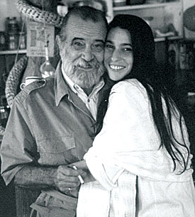 Alberto Korda and his daughter, Norka