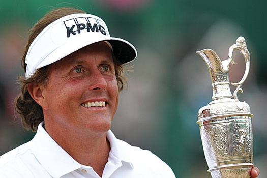 "This is a day and a moment I will cherish forever," Mickelson said
