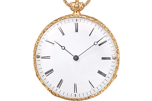 From 1839, a yellow gold quarterrepeater pocket watch