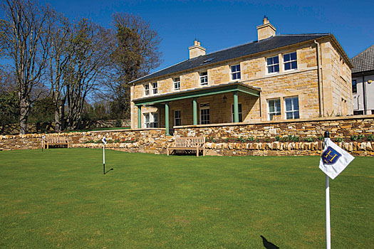 The boutique Links House at Royal Dornoch has its own putting green on its doorstep