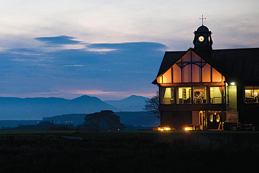 Late evening at Royal Dornoch’s clubhouse