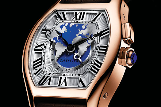 The Tortue XXL combines several original features from the multiple time zones complication