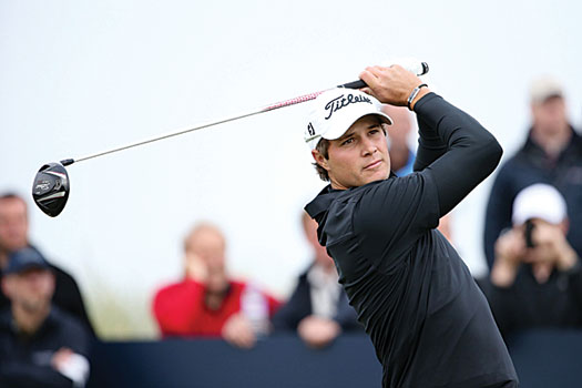 Uihlein in action at the Dunhill Links Championship at St Andrews