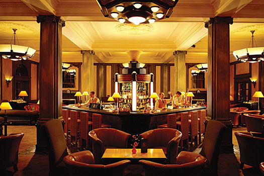 The bar at the famous Gleneagles Hotel in Perthshire