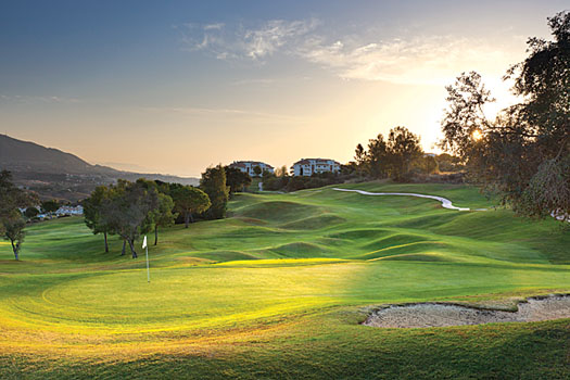 The 17th hole on the Campo America Course at La Cala