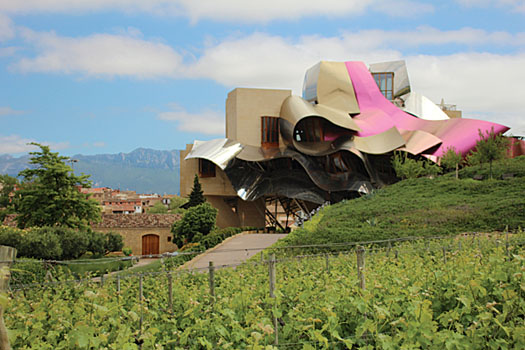 The Frank Gehry-designed Marques de Riscal winery