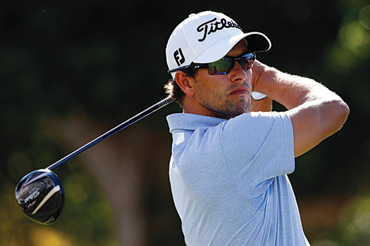Adam Scott featured prominently in all the majors last year
