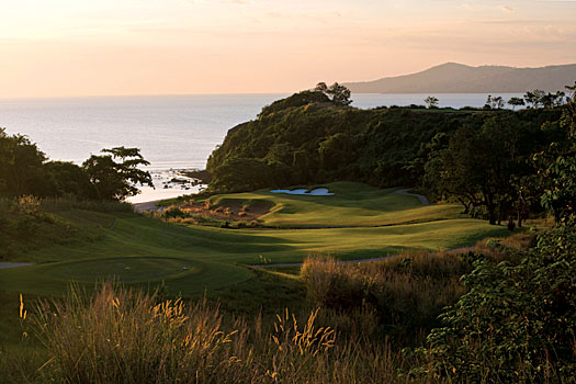 The 446-yard 12th that plays down to a green protected by the ocean