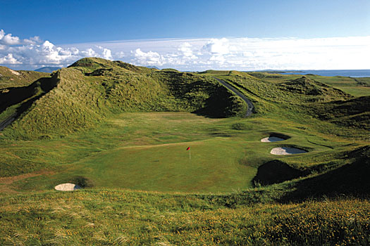The links at Carne features some of the biggest dunes in the game