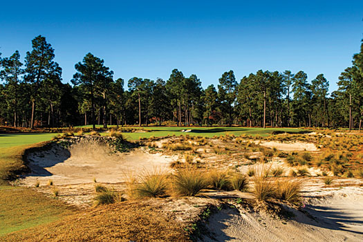 Sand and scrub characterise the new-look No 2 course at Pinehurst