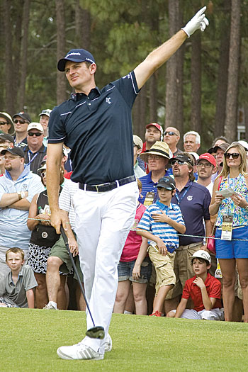 Justin Rose, although loose on occasion, enjoyed a solid week