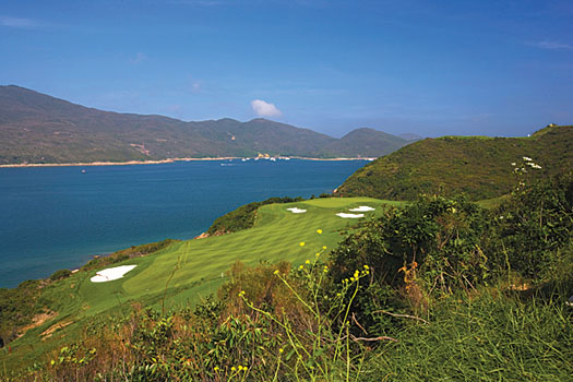 The East Course at The Jockey Club Kau Sai Chau features wall-to-wall Seashore Paspalum