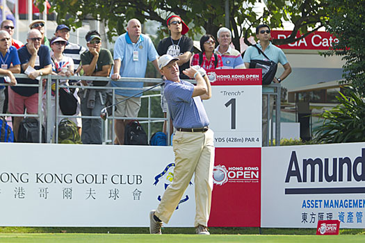 Ernie Els made his debut at the Hong Kong Open