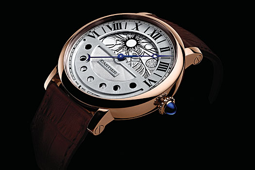 Rotonde de Cartier Day and Night in pink gold