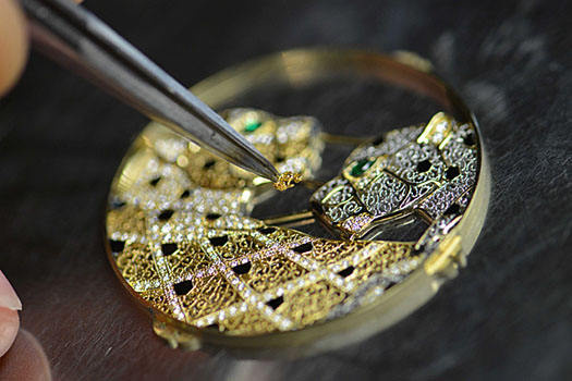 Filigree is a technique of goldsmithing that uses gold or silver wires soldered together