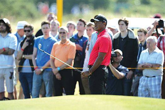 Tiger Woods has been tamed by a crippling inability to chip the ball as intended