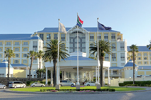 The superb Table Bay Hotel in Cape Town