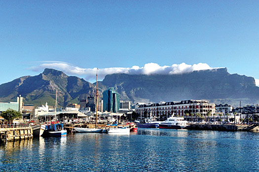 The Victoria & Alfred Waterfront in Cape Town