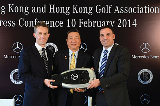 With Tom Phillips, CEO of the HKGA, and former HKGA President William Cheung