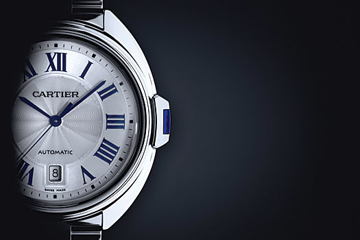 The new Cartier Clé watch features a new key-shaped crown
