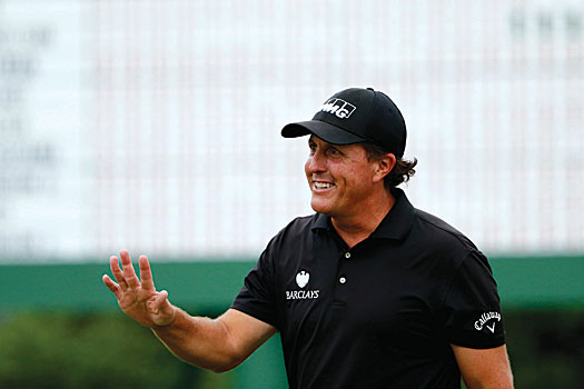 Phil Mickelson, like Rose, finished with a score that would have won 70 of the last 78 Masters