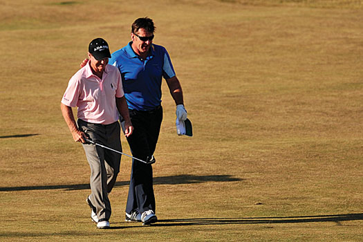 Tom Watson and Sir Nick Faldo will be making their last appearance at The Open