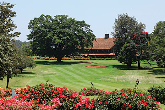 Karen Country Club is routed over a former coffee plantation owned by Out of Africa author, Karen Blixen